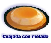 Cuajada con melado