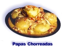 Papas Chorreadas
